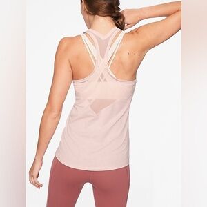 Athleta Mesh Chi Tank - Ballerina Gown (Pink)